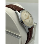 Breitling Men's Incabloc Beige Dial Brown Strap Watch 5826
