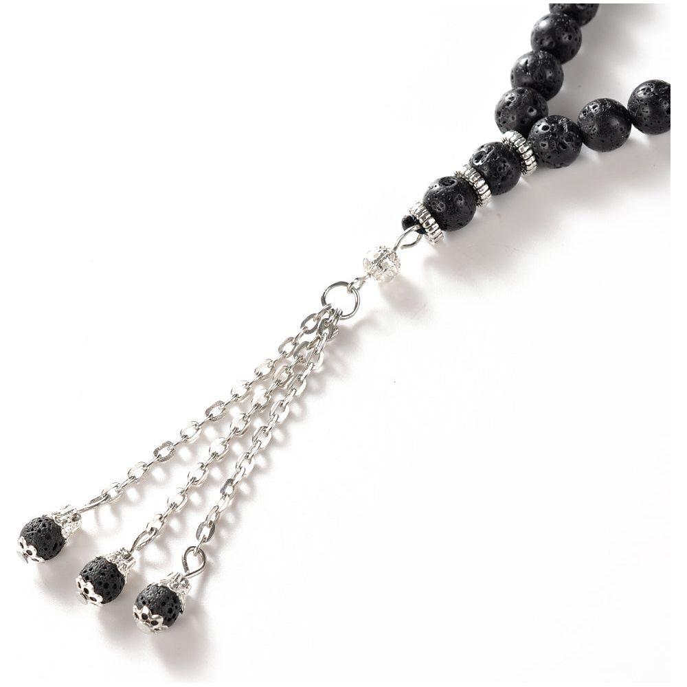 Lava Stone 33 Stone Prayer Beads Tesbih Tasbih PRYRBEADSLAVA