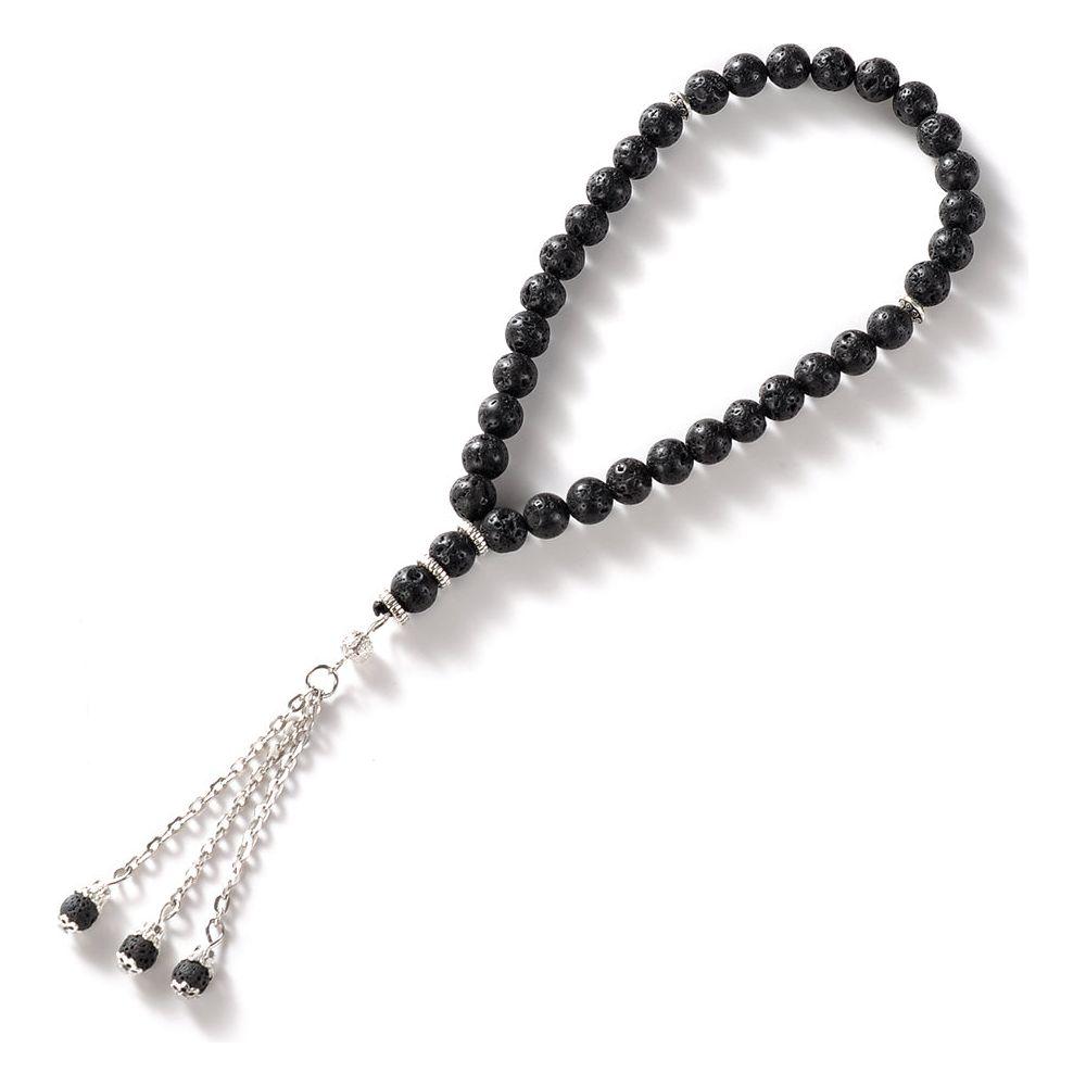 Lava Stone 33 Stone Prayer Beads Tesbih Tasbih PRYRBEADSLAVA