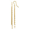 EARDDQGLE1718 Leslie's 14K Polished Tassle Dangle Shephard Hook Earrings