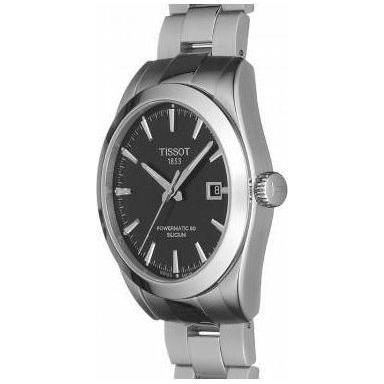 Get the newest Tissot Gentleman Powermatic 80 Silicium Men's Black Watch  T127.407.11.051.00 with cheapest price